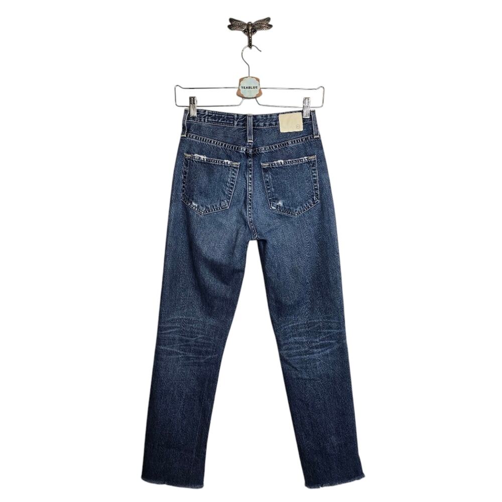 🔴 3/$30 AG 24×27 The Phoebe Vintage High-Waisted Tapered Jean — 15Y Anchorage - Picture 3 of 12